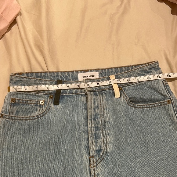 Still here pine panama long denim skirt - Picture 10 of 10